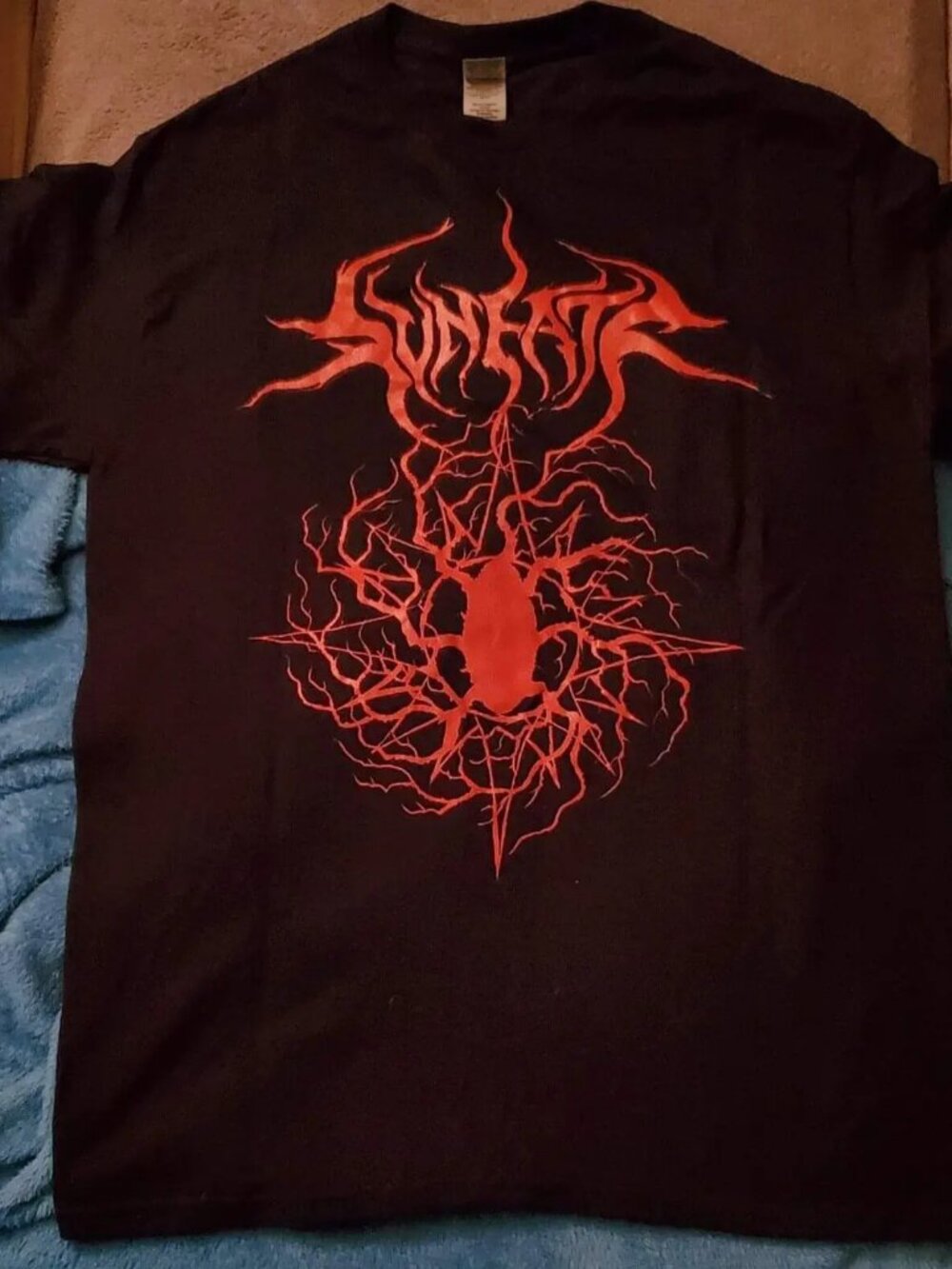NEW SVNEATR shirt M black metal